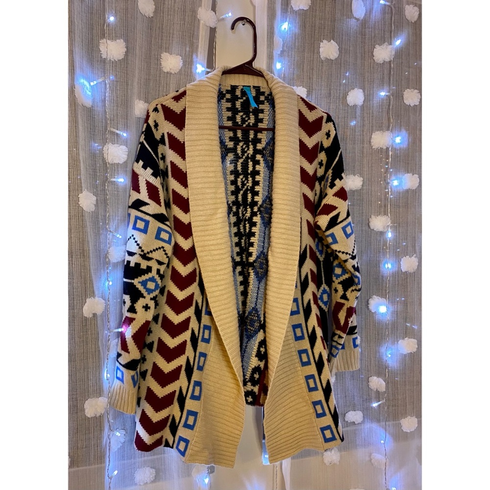 Aztec Print Cardigan - Picture 2 of 2